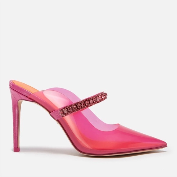 Kurt Geiger Shoes - Kurt Geiger Pink Embellished Heels